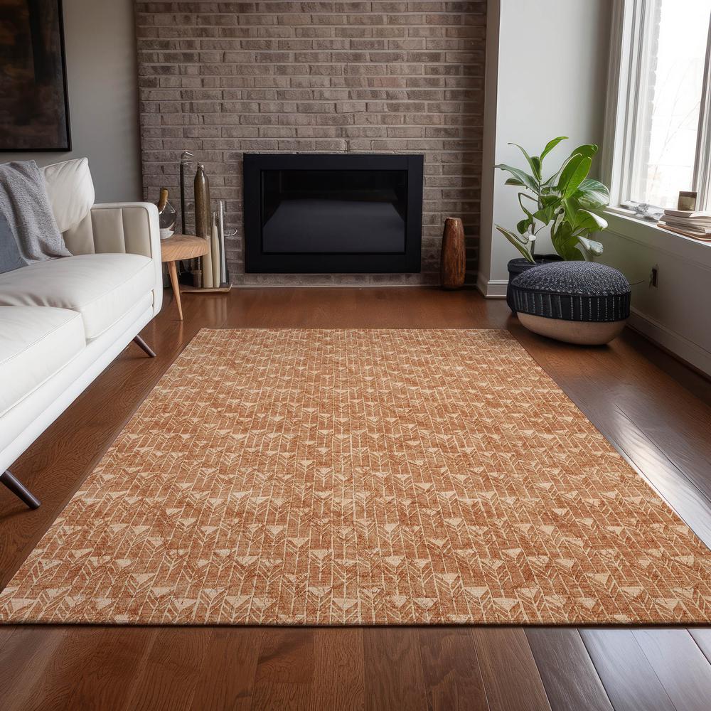 Chantille ACN514 Orange 10' x 14' Rug. Picture 7