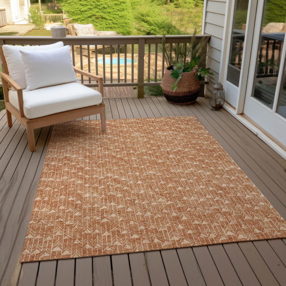 Chantille ACN514 Orange 10' x 14' Rug. Picture 9