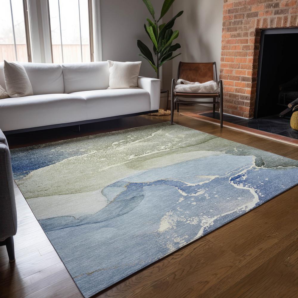 Chantille ACN517 Blue 10' x 14' Rug. Picture 7