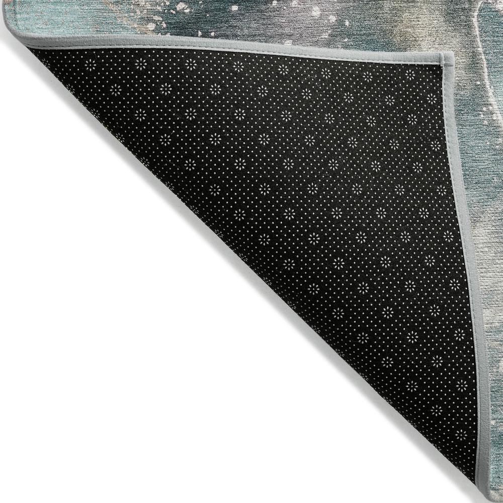 Chantille ACN518 Teal 8' x 8' Rug. Picture 3