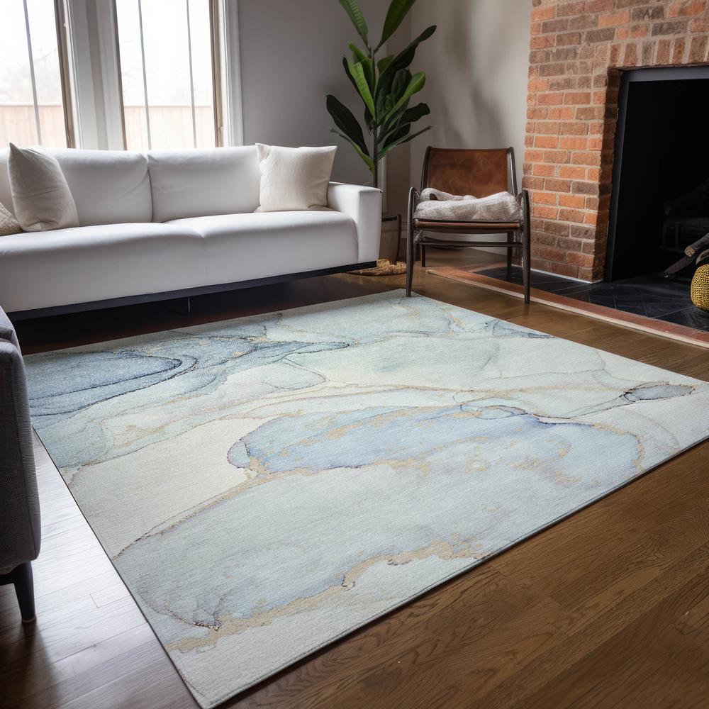 Chantille ACN523 Blue 10' x 14' Rug. Picture 7