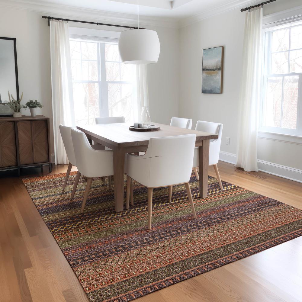 Chantille ACN527 Orange 10' x 14' Rug. Picture 6