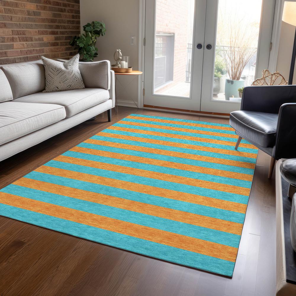 Chantille ACN530 Teal 10' x 14' Rug. Picture 7