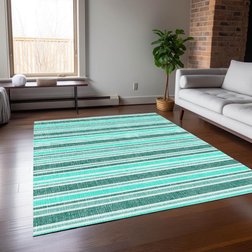 Chantille ACN531 Teal 10' x 14' Rug. Picture 6