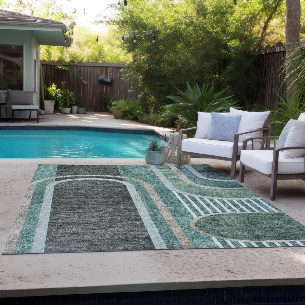 Chantille ACN532 Green 10' x 14' Rug. Picture 9