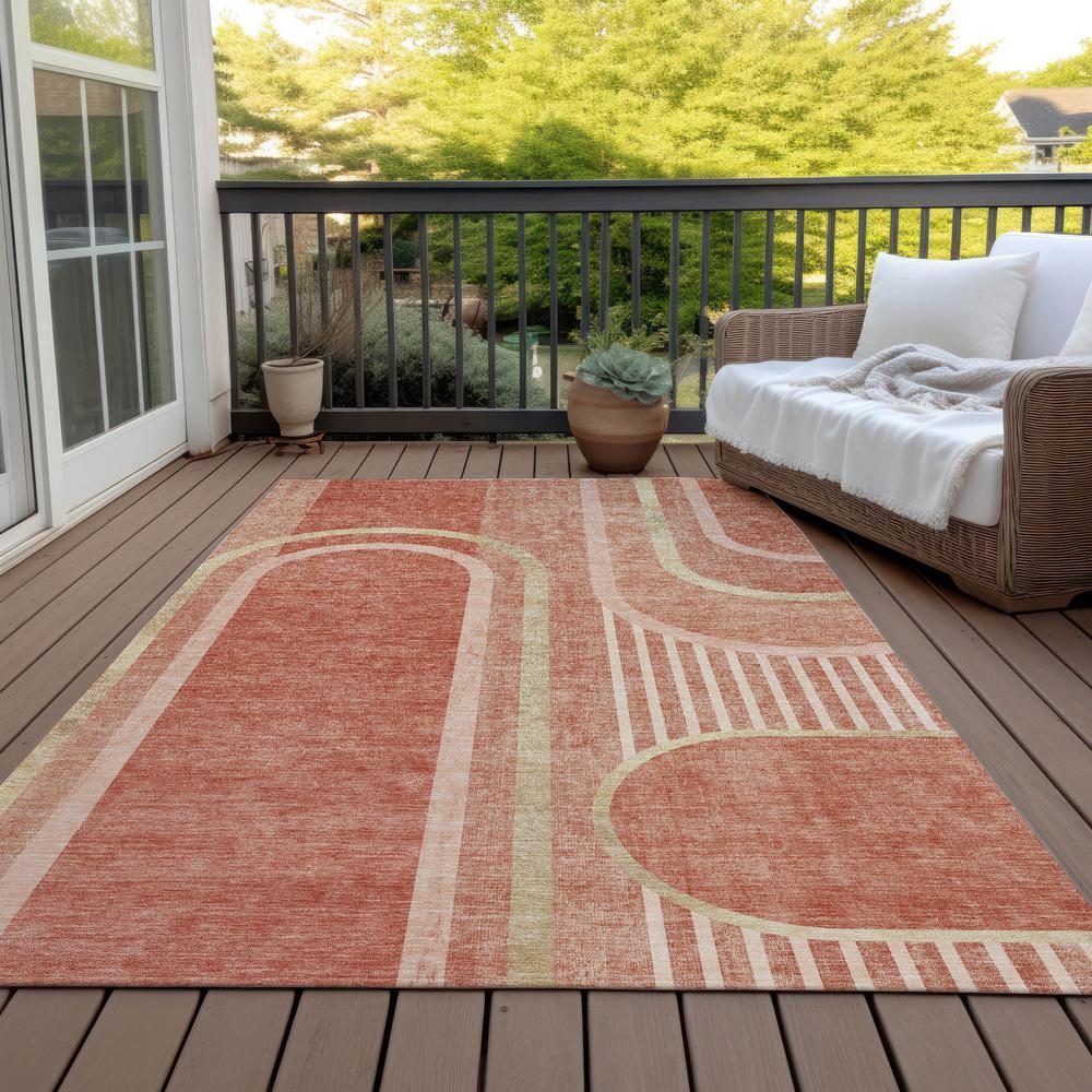 Chantille ACN532 Orange 10' x 14' Rug. Picture 8