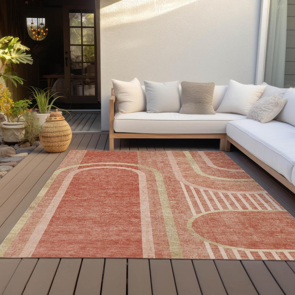 Chantille ACN532 Orange 10' x 14' Rug. Picture 9