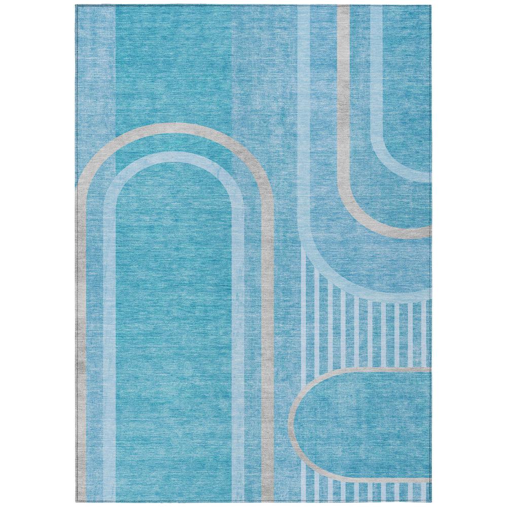 Chantille ACN532 Teal 10' x 14' Rug. Picture 1