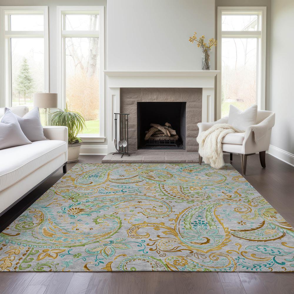 Chantille ACN533 Gray 10' x 14' Rug. Picture 8