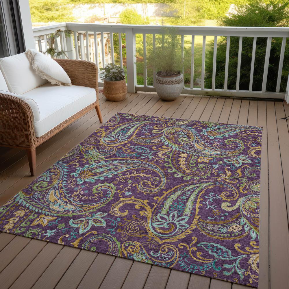 Chantille ACN533 Purple 10' x 14' Rug. Picture 8