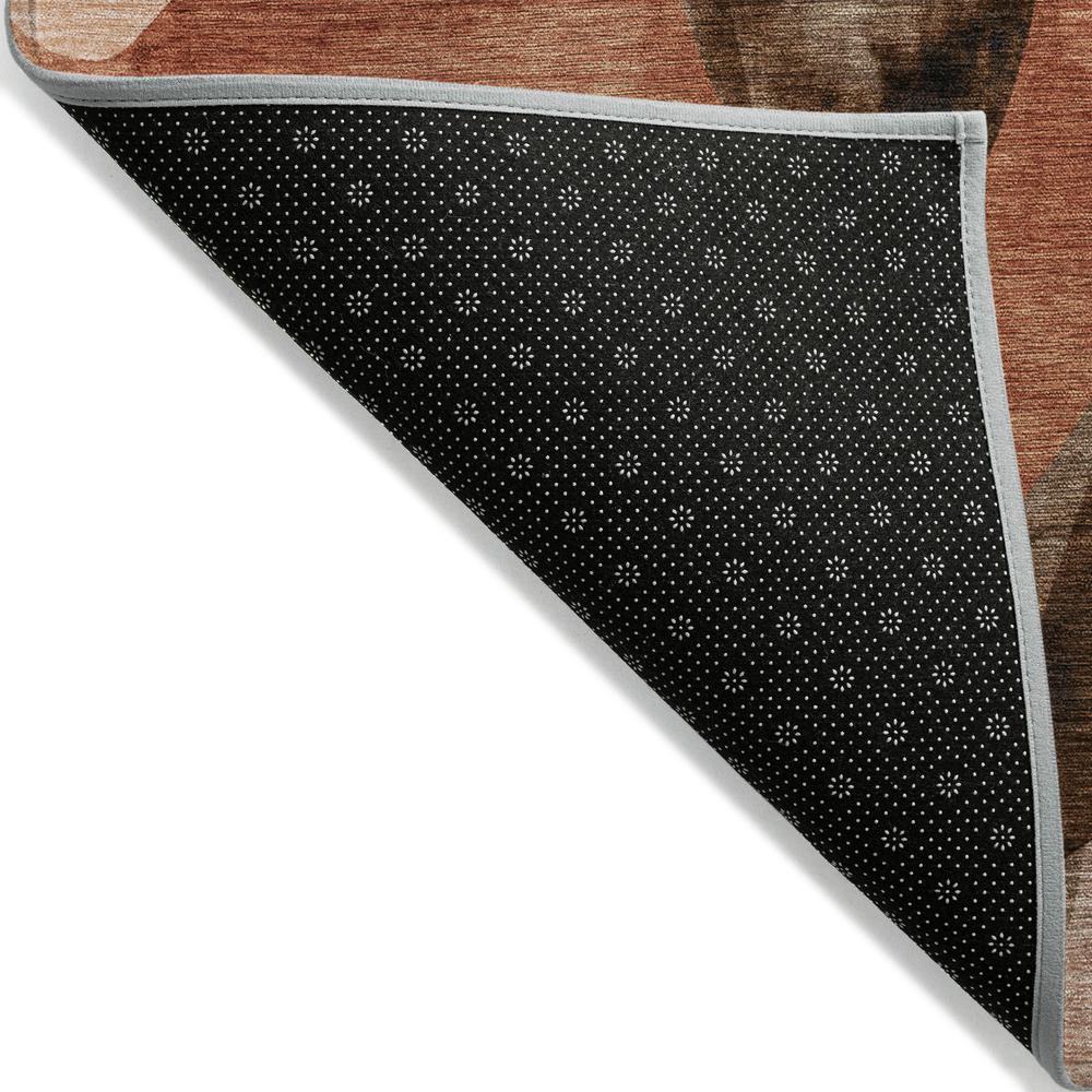 Chantille ACN536 Brown 8' x 8' Rug. Picture 2