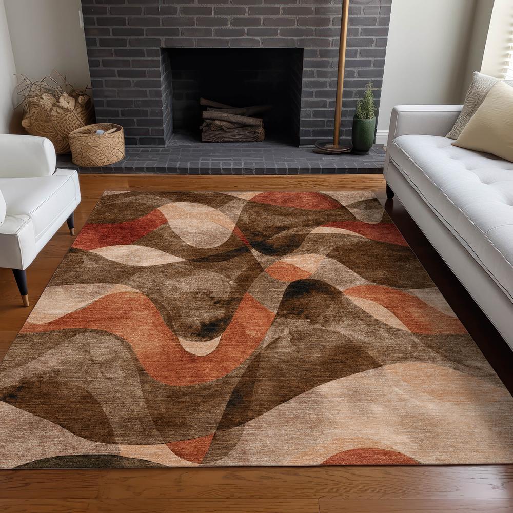 Chantille ACN536 Brown 10' x 14' Rug. Picture 6