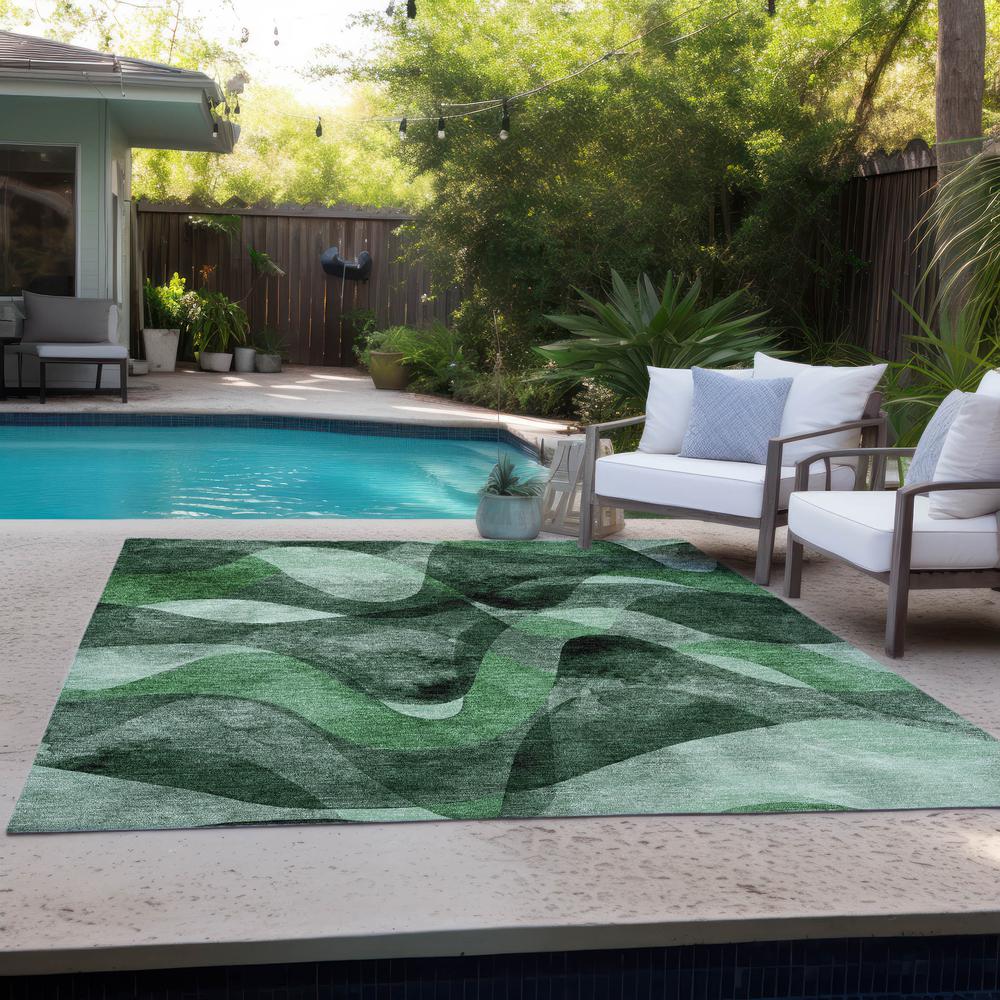 Chantille ACN536 Green 10' x 14' Rug. Picture 10