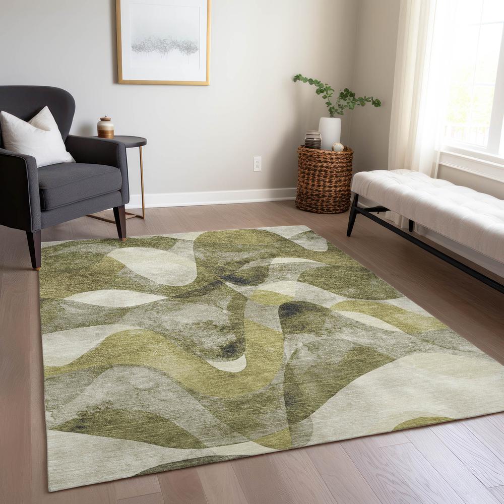 Chantille ACN536 Green 10' x 14' Rug. Picture 7