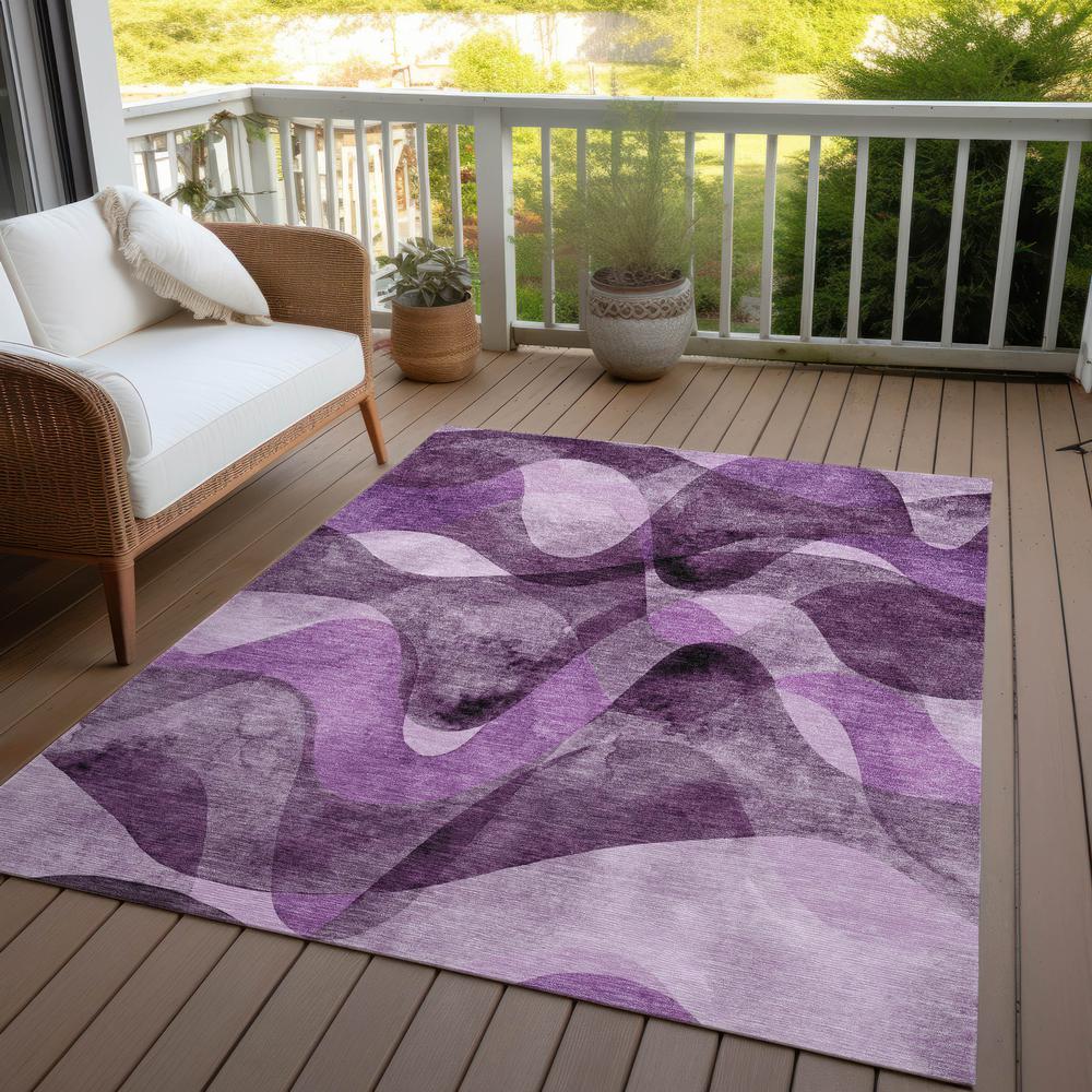 Chantille ACN536 Purple 10' x 14' Rug. Picture 8