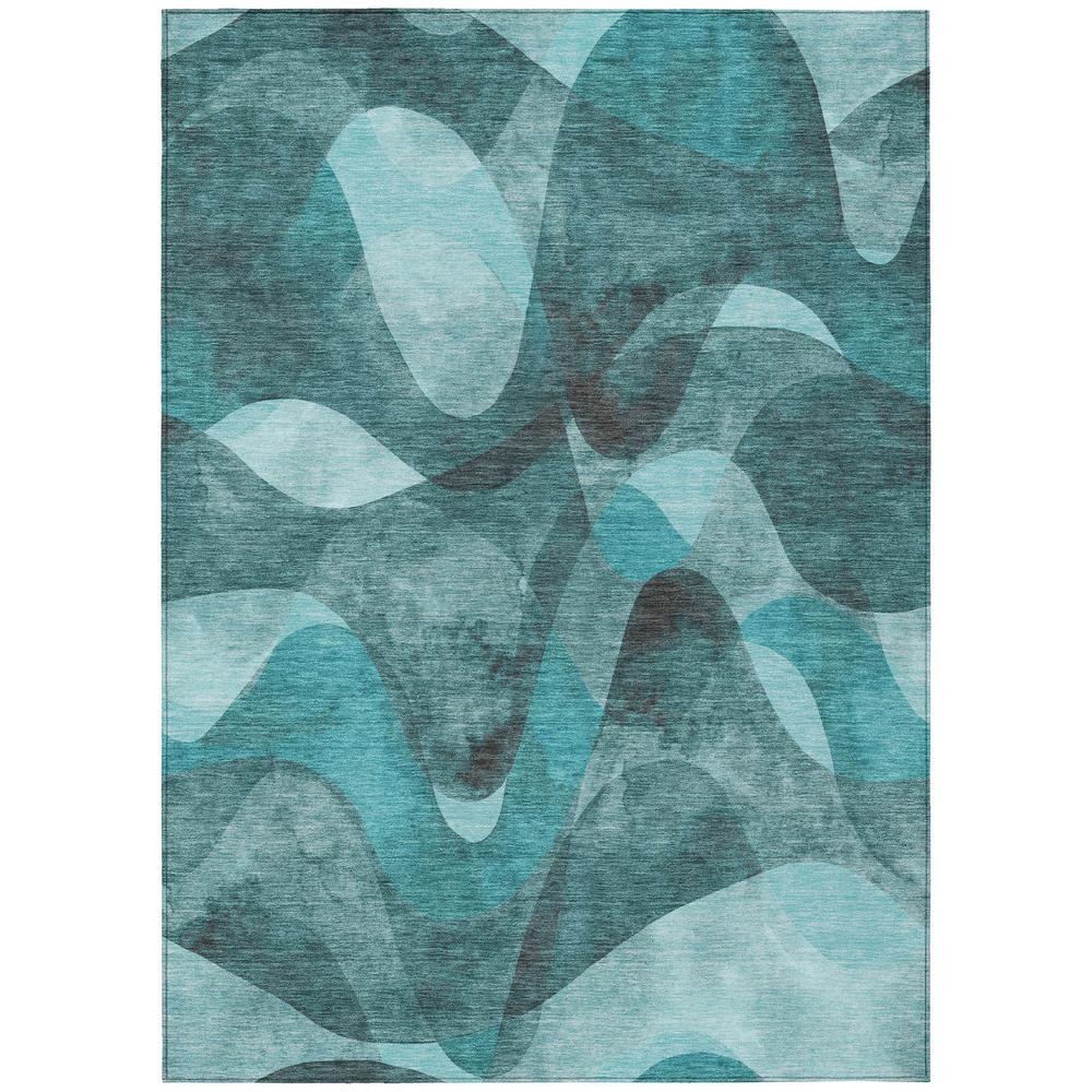 Chantille ACN536 Teal 10' x 14' Rug. Picture 1