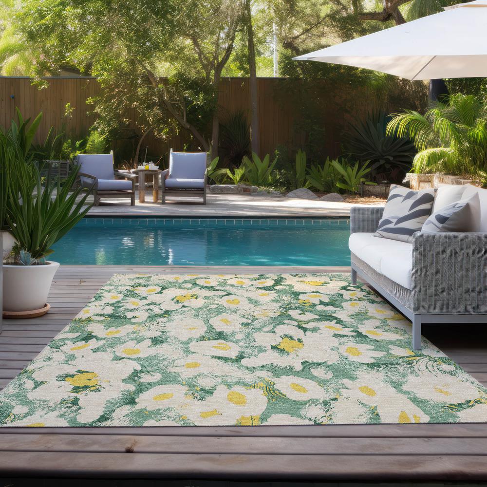 Chantille ACN538 Green 10' x 14' Rug. Picture 9