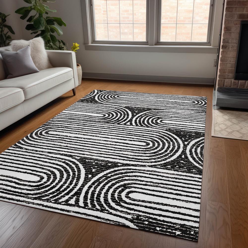 Chantille ACN540 Black 10' x 14' Rug. Picture 6