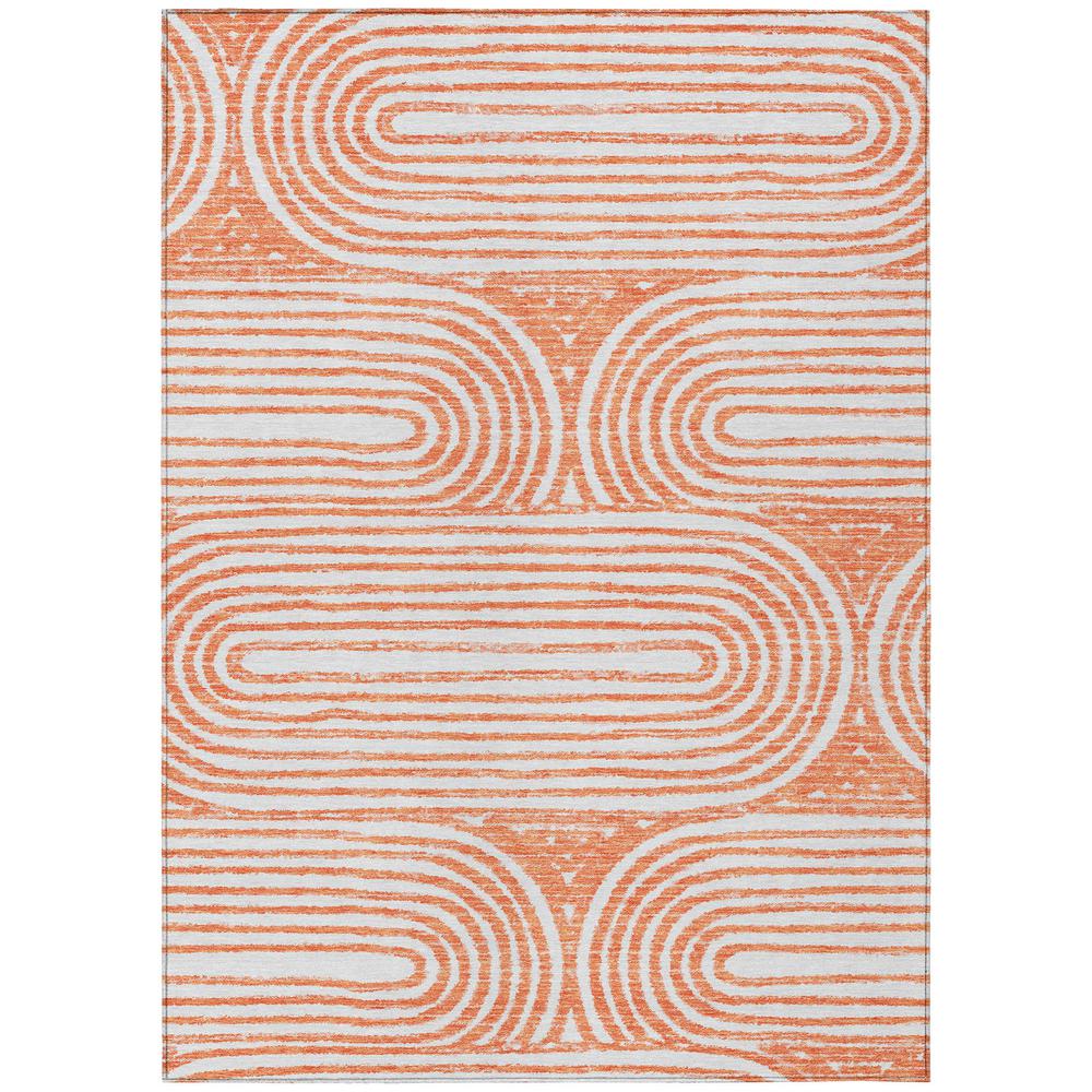 Chantille ACN540 Orange 10' x 14' Rug. Picture 1