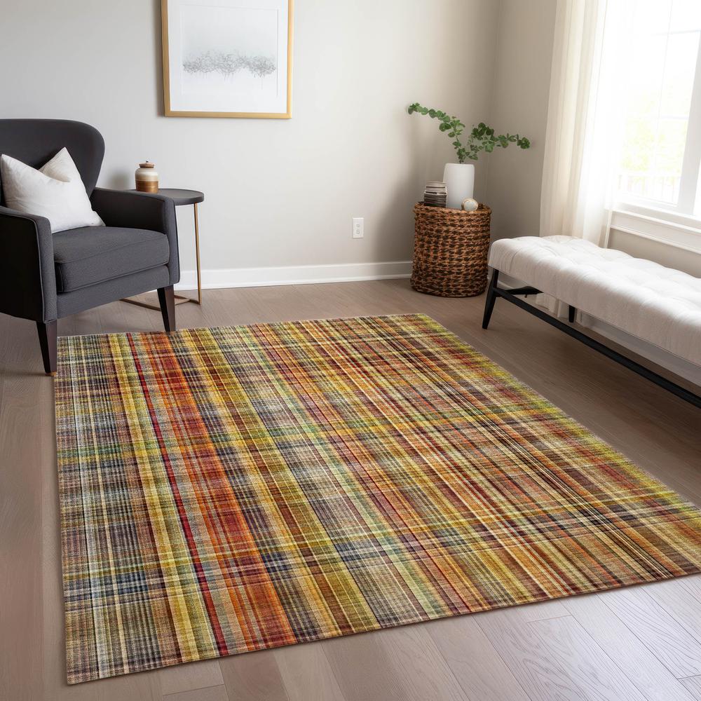 Chantille ACN541 Orange 10' x 14' Rug. Picture 8
