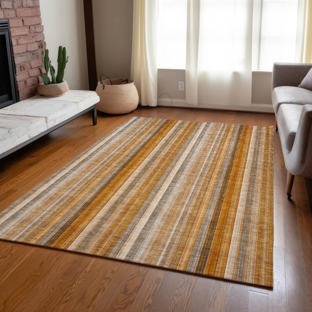 Chantille ACN543 Orange 10' x 14' Rug. Picture 7