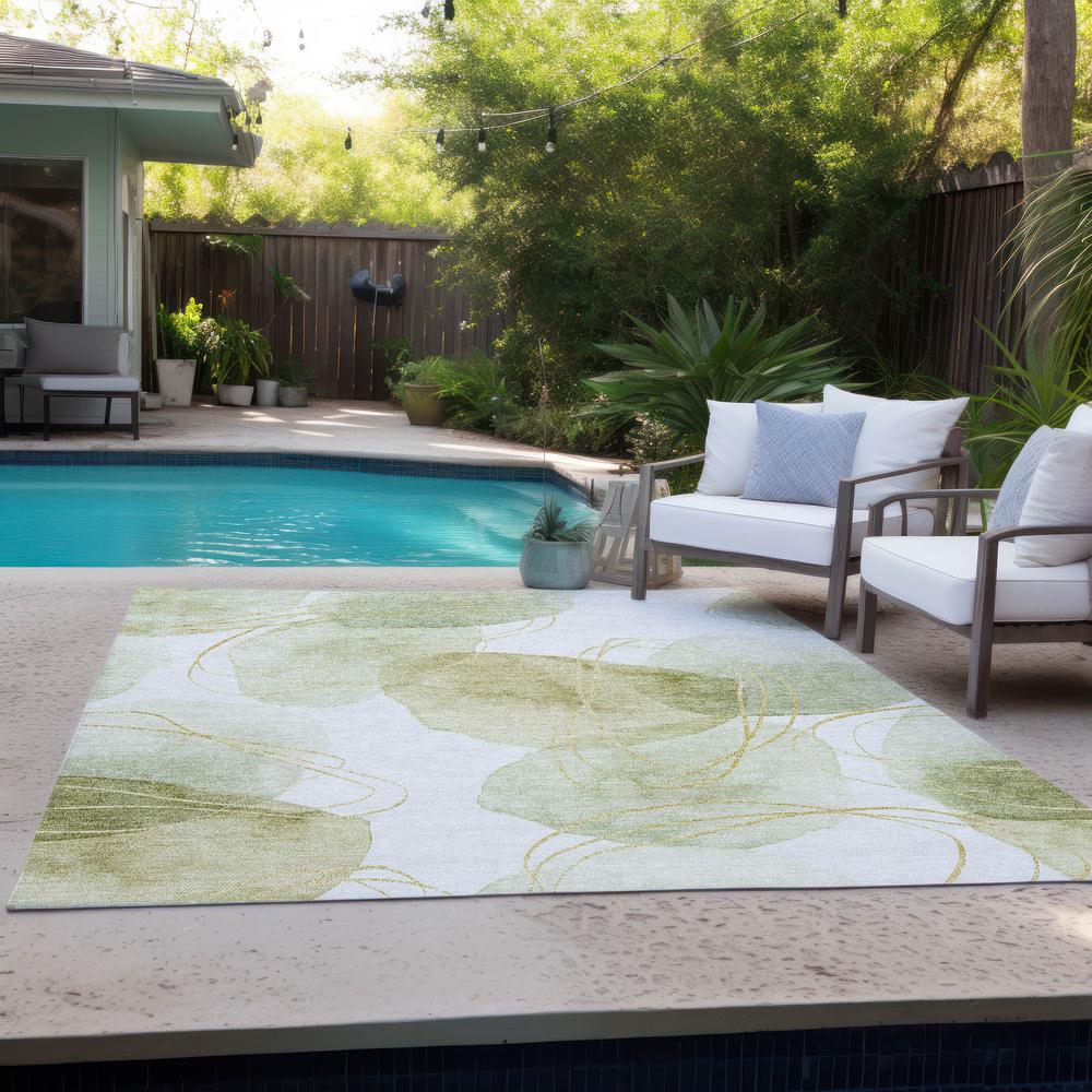 Chantille ACN544 Green 10' x 14' Rug. Picture 9