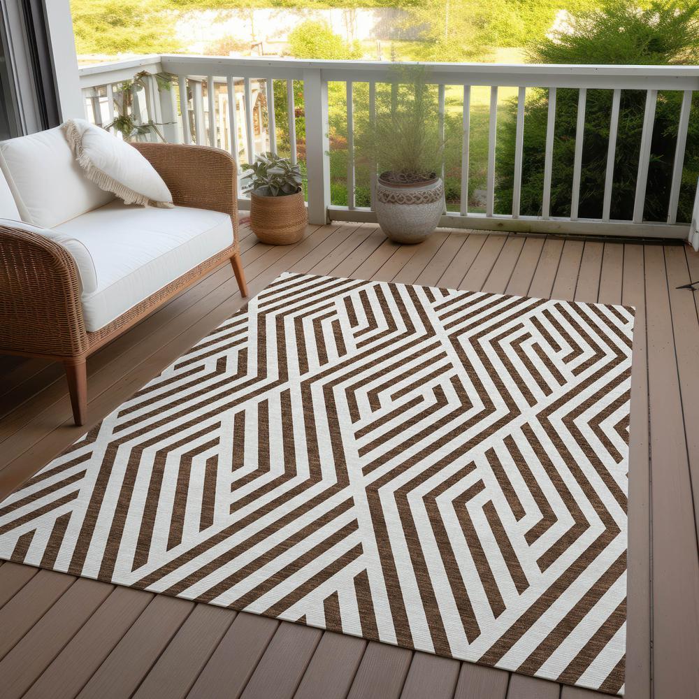 Chantille ACN550 Brown 10' x 14' Rug. Picture 9