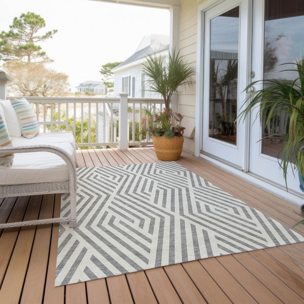 Chantille ACN550 Gray 10' x 14' Rug. Picture 8