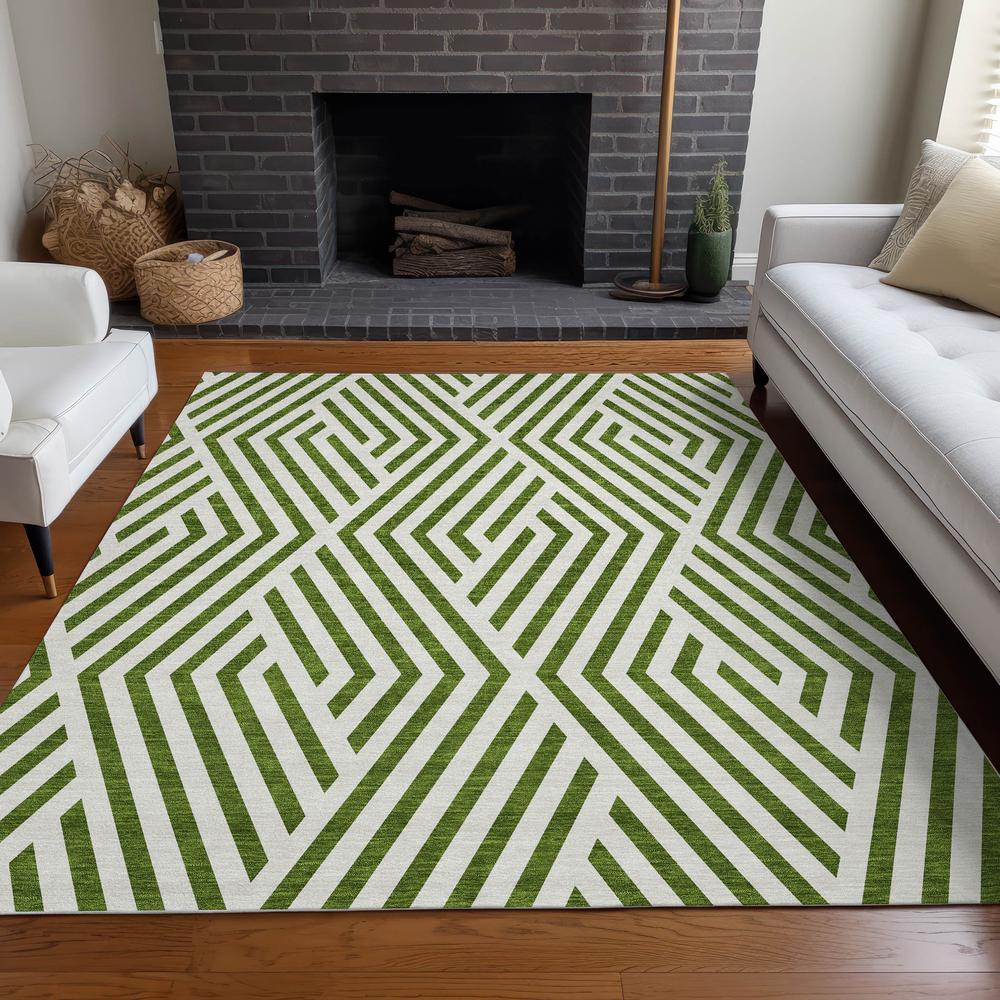 Chantille ACN550 Green 10' x 14' Rug. Picture 6