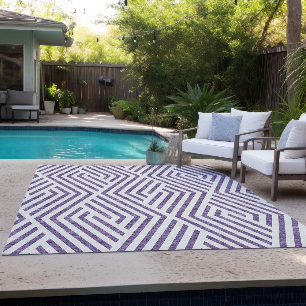 Chantille ACN550 Purple 10' x 14' Rug. Picture 9