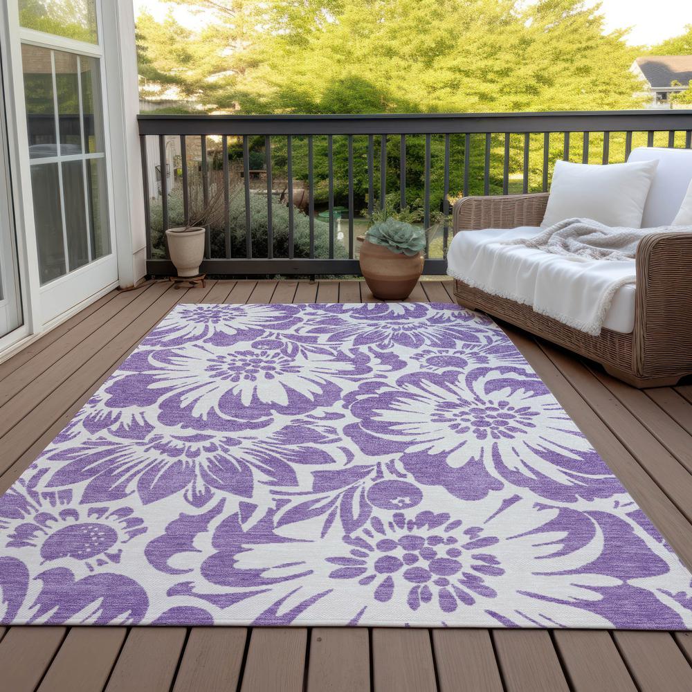 Chantille ACN551 Purple 10' x 14' Rug. Picture 8