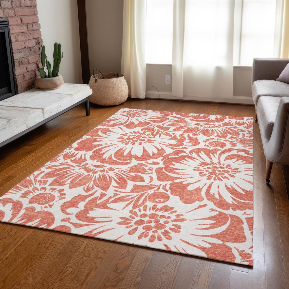 Chantille ACN551 Orange 10' x 14' Rug. Picture 7