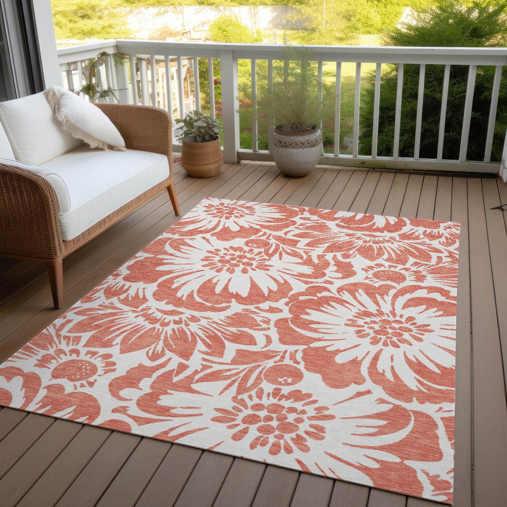 Chantille ACN551 Orange 10' x 14' Rug. Picture 8