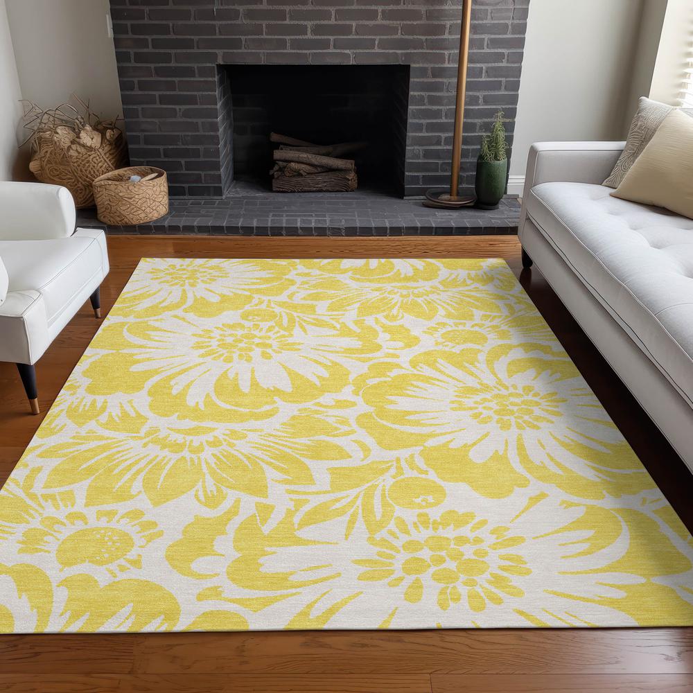 Chantille ACN551 Gold 10' x 14' Rug. Picture 6