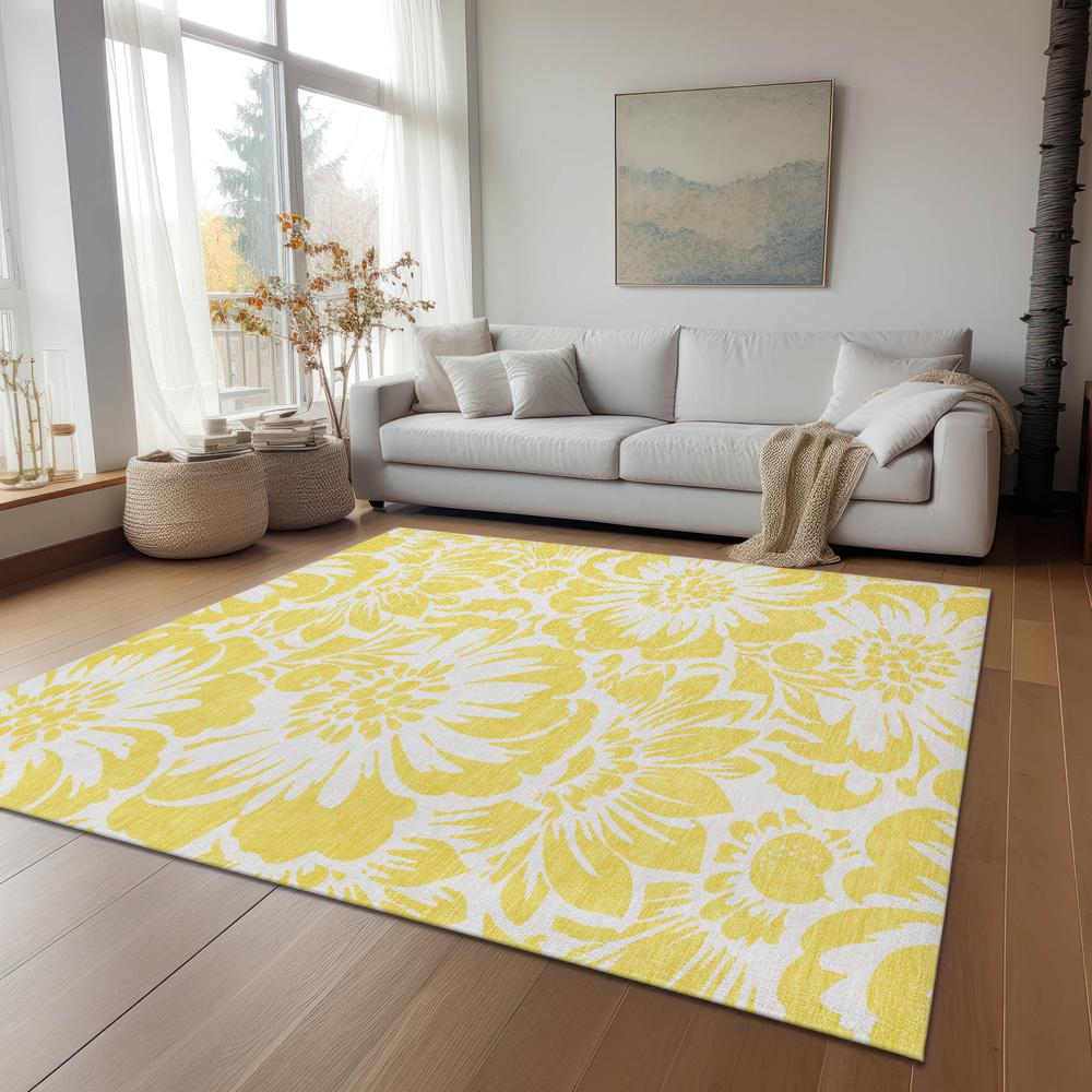 Chantille ACN551 Gold 10' x 14' Rug. Picture 7