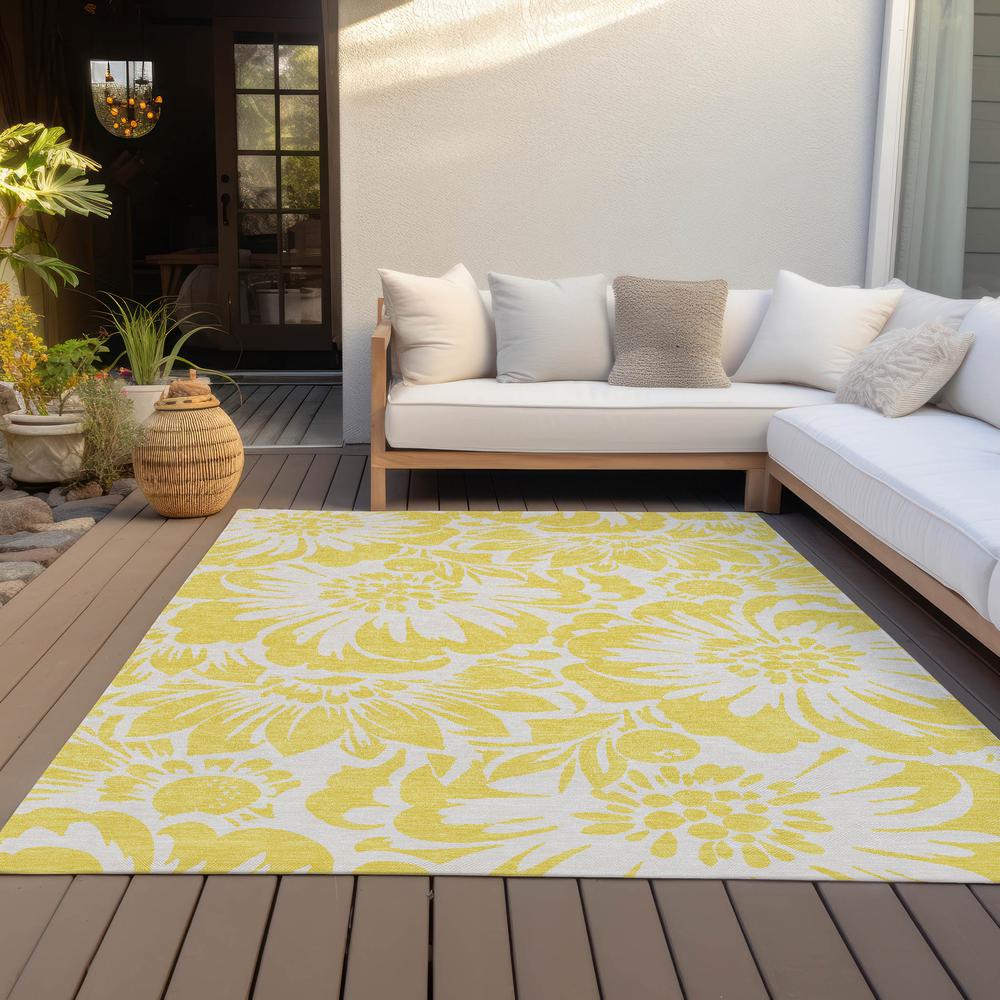 Chantille ACN551 Gold 10' x 14' Rug. Picture 9