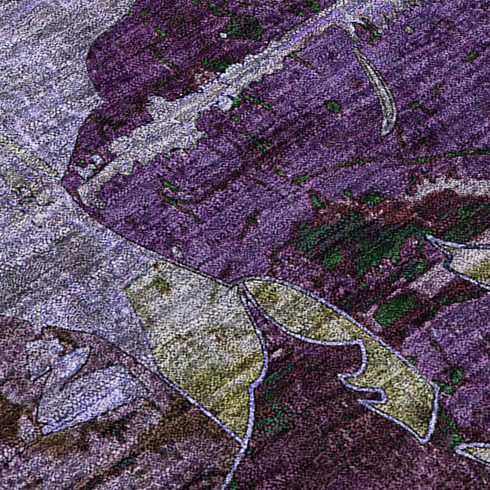 Chantille ACN555 Purple 8' x 8' Rug. Picture 5