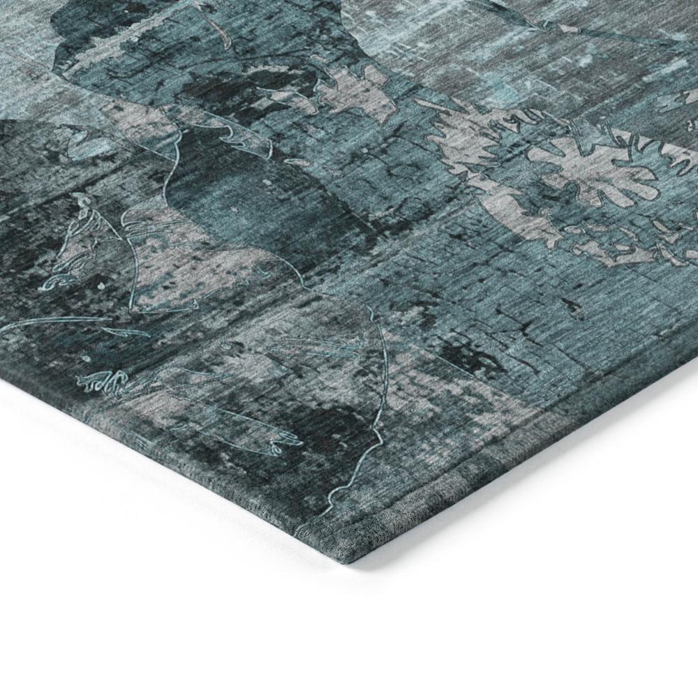 Chantille ACN555 Teal 8' x 8' Rug. Picture 3