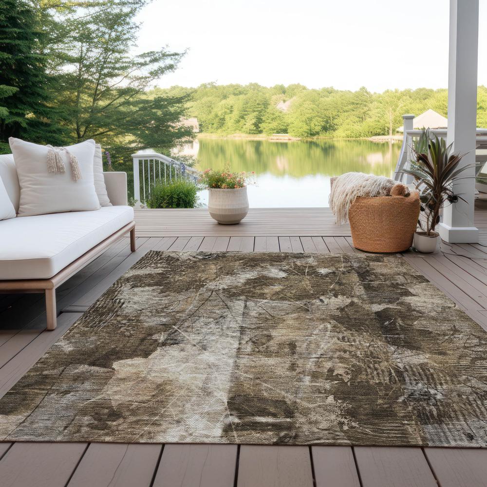 Chantille ACN560 Brown 10' x 14' Rug. Picture 8