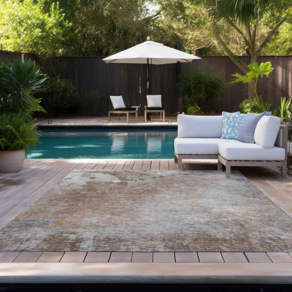 Chantille ACN562 Brown 10' x 14' Rug. Picture 9