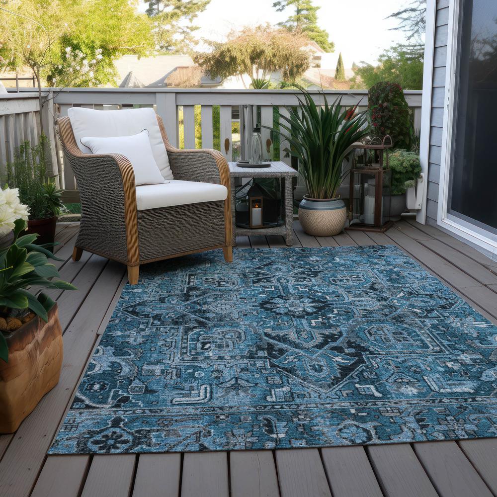 Chantille ACN570 Blue 10' x 14' Rug. Picture 9