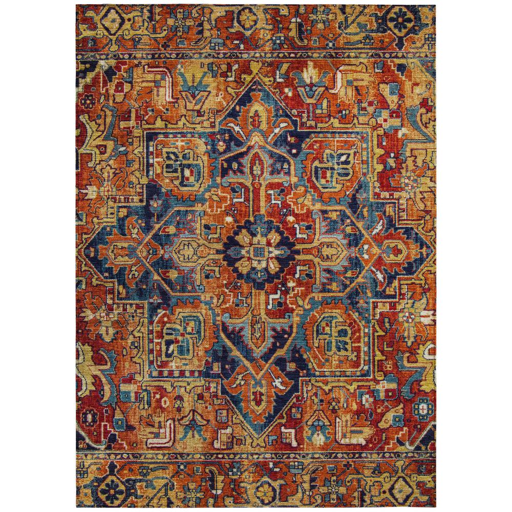 Chantille ACN570 Orange 10' x 14' Rug. Picture 1