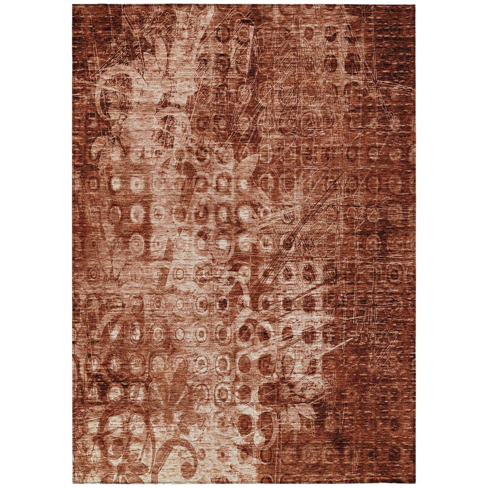 Chantille ACN577 Orange 10' x 14' Rug. Picture 1