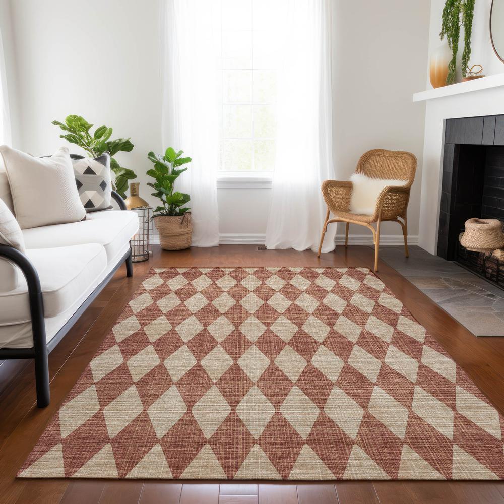 Chantille ACN578 Orange 10' x 14' Rug. Picture 7