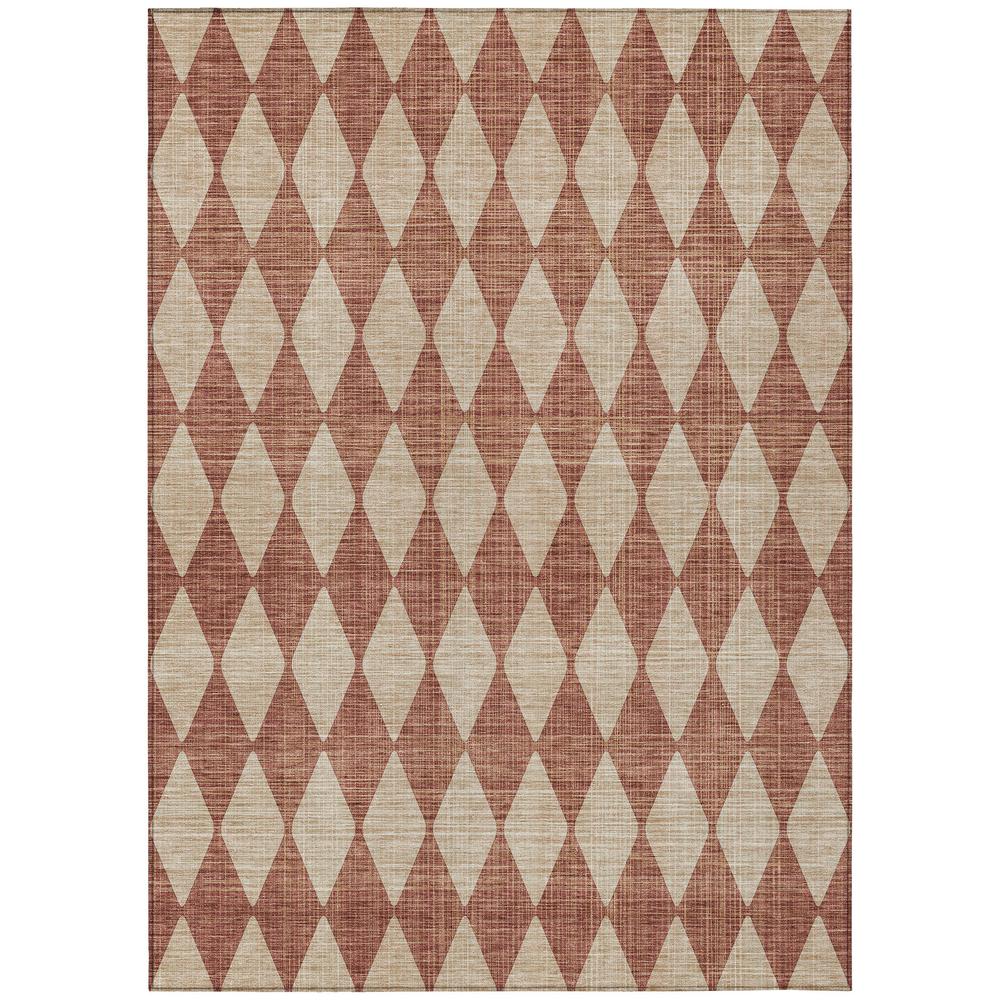Chantille ACN578 Orange 10' x 14' Rug. Picture 1
