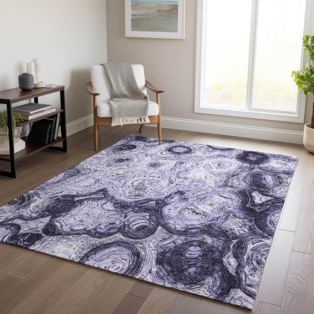Chantille ACN579 Purple 10' x 14' Rug. Picture 6
