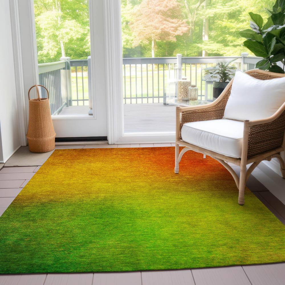 Chantille ACN583 Orange 10' x 14' Rug. Picture 7