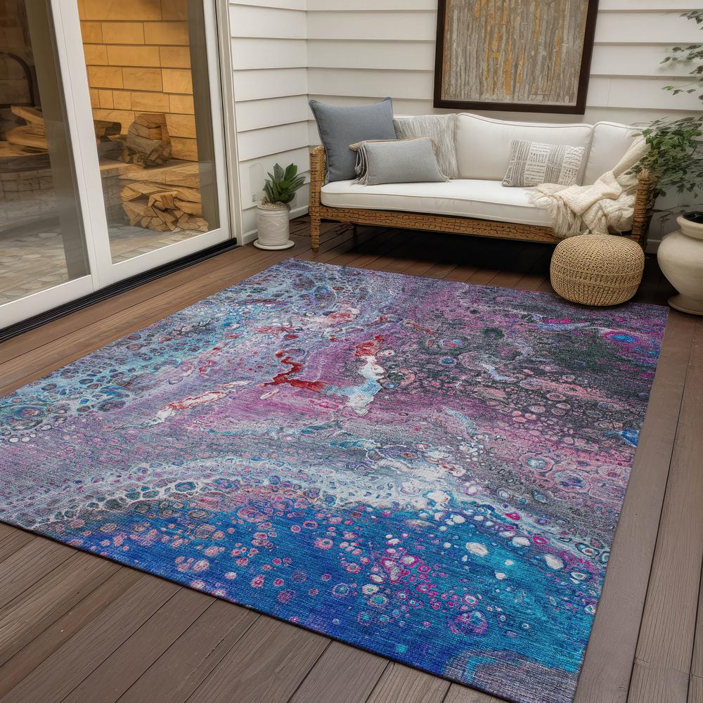 Chantille ACN588 Blue 5' x 7'6" Rug. Picture 9