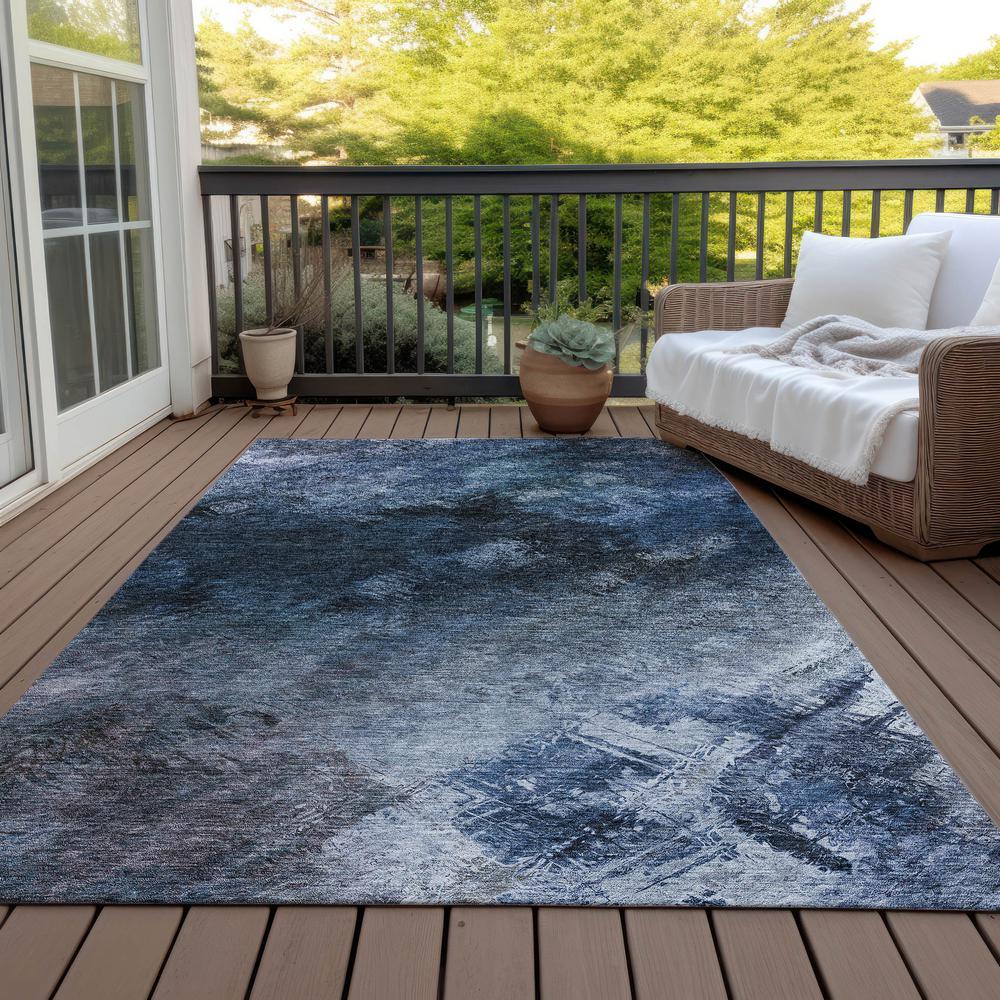Chantille ACN590 Blue 5' x 7'6" Rug. Picture 10