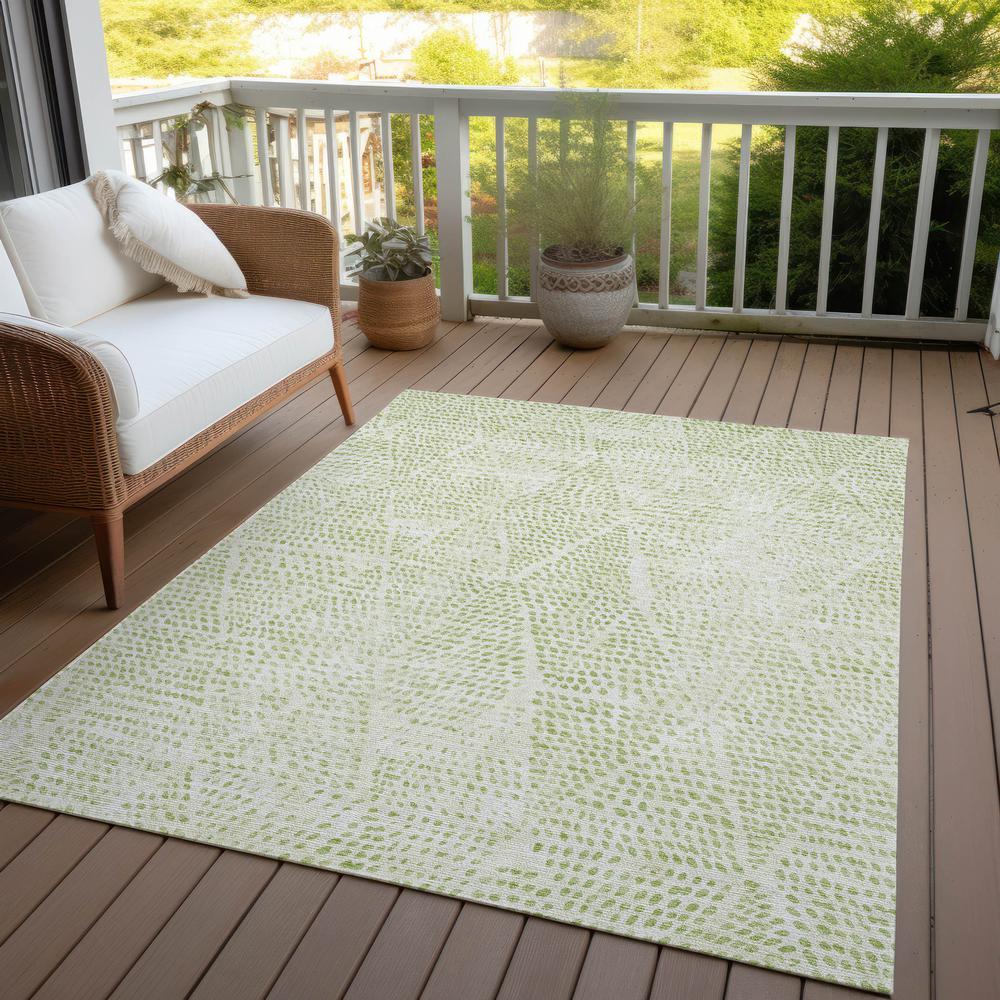 Chantille ACN591 Green 5' x 7'6" Rug. Picture 10